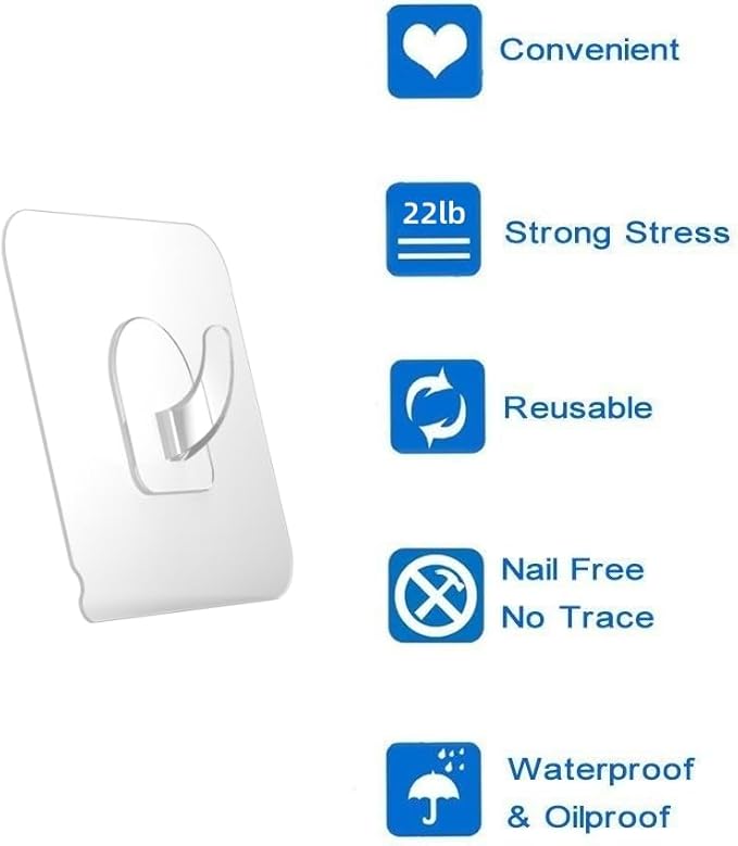 Ninth Five 30 Pack Adhesive Hooks - Image 6
