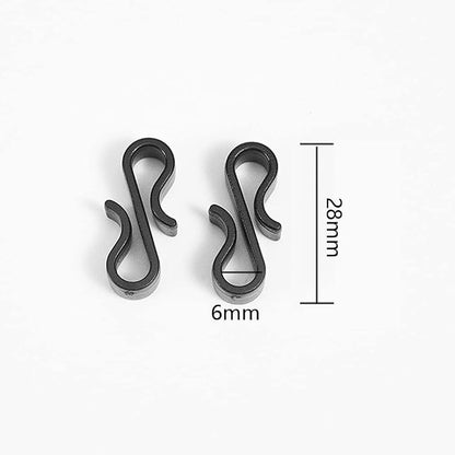 Teensery 100 Pcs Plastic S Shaped Hook Multi-Purpose Mini Hooks - Image 2