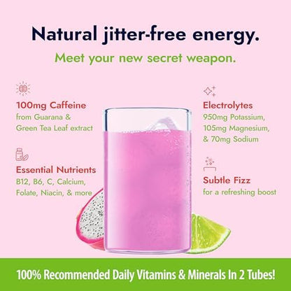 Zipfizz Daily Energy Drink Powder, Dragon Fruit Lime, 20 Pack | 3-in-1 - Image 4