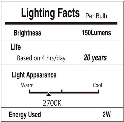Svater 96 FT Outdoor String Lights 2W, Patio Light - Image 7