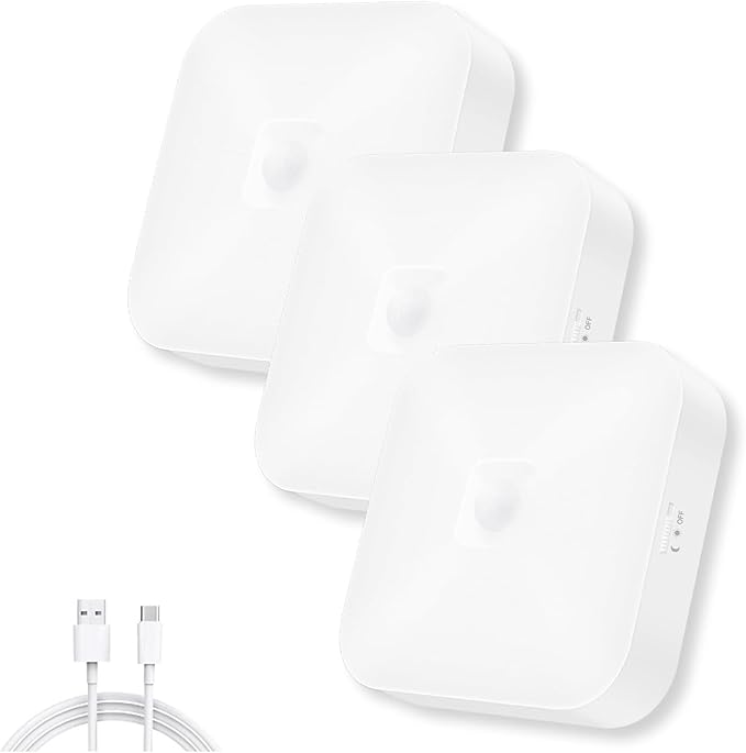 Rechargeable Motion Sensor Closet Light, Rechargeable Battery Operated Ceiling by WhitePoplar