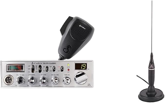 Cobra 29 LTD Professional CB Radio & Cobra HGA1500 42 Inch Magnetic Mount CB by CobraElectronics