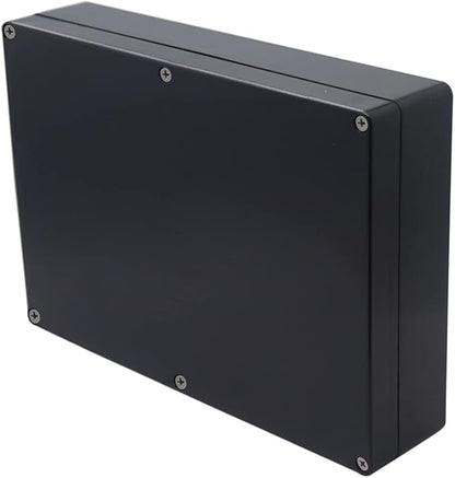 Project Box IP65 Waterproof Junction Box ABS Plastic Black Electrical Boxes DIY by Otdorpatio