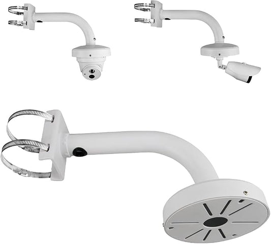 Dome Camera Universal Heavy-Duty Outdoor Security Camera Pole Mount Bracket by Unknown