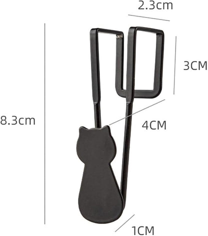 3Pcs- Over Cabinet Door Hooks Iron Decorative Cat Over The Cupboard Drawer - Image 5