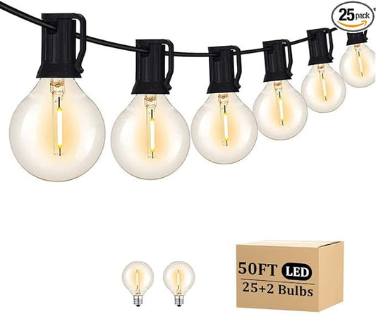 50FT LED Outdoor String Lights by Unknown