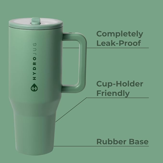HydroJug Traveler - 40 oz Water Bottle - Fits in Cup Holder - Image 2