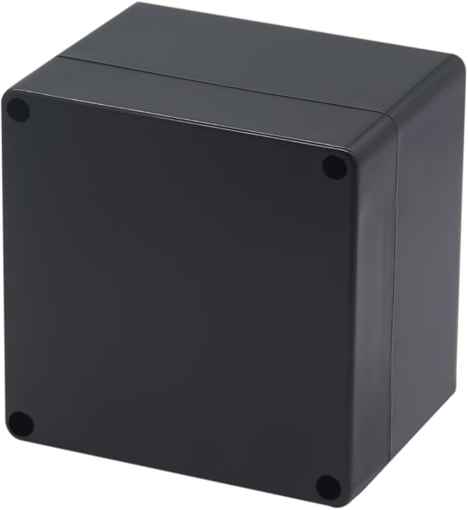 Project Box IP65 Waterproof Junction Box ABS Plastic Black Electrical Boxes DIY by Otdorpatio