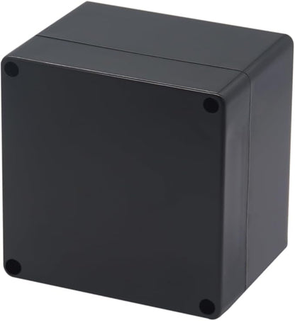 Project Box IP65 Waterproof Junction Box ABS Plastic Black Electrical Boxes DIY by Otdorpatio