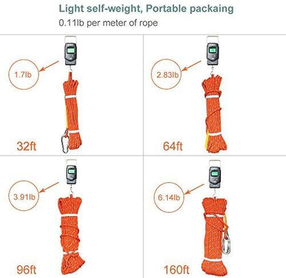 X XBEN Outdoor Climbing Rope 10M 20M 30M 50M 70M 152M 352M Static Rock Climbing - Image 6