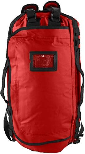 Element Equipment Trailhead Duffel Bag Shoulder Straps Waterproof Red Large - Image 6