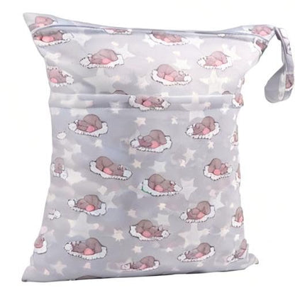 ALVABABY 2pcs Cloth Diaper Wet Dry Bags Waterproof Reusable - Image 10