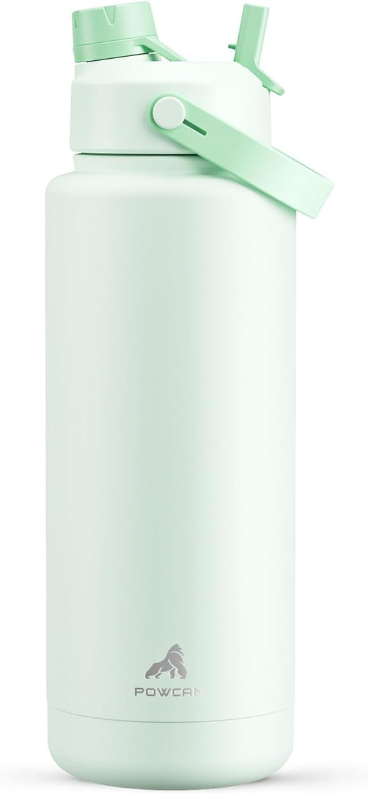 POWCAN 40 oz Insulated Water Bottle by POWCAN