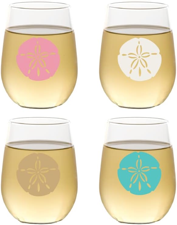 Set of 4 Shatterproof Designer 16 oz Plastic Wine Glasses MADE in the USA - Image 6