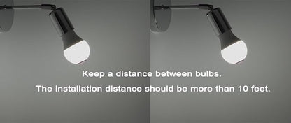 Motion Sensor Light Bulbs for Outdoor Indoor, 9W A19 Motion Detector Led Bulb - Image 5