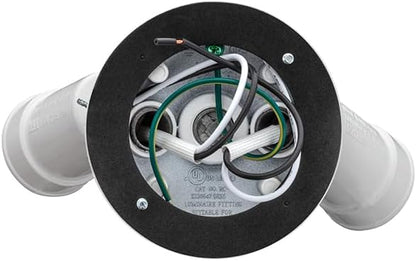 Lithonia Lighting Outdoor Flood Light Fixture, Adjustable Twin Par Flood Light - Image 11