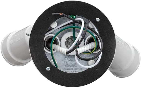 Lithonia Lighting Outdoor Flood Light Fixture, Adjustable Twin Par Flood Light - Image 5