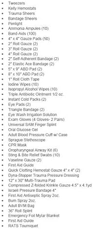 Lightning X Stocked EMS/EMT Trauma & Bleeding First Aid Responder Medical - Image 5