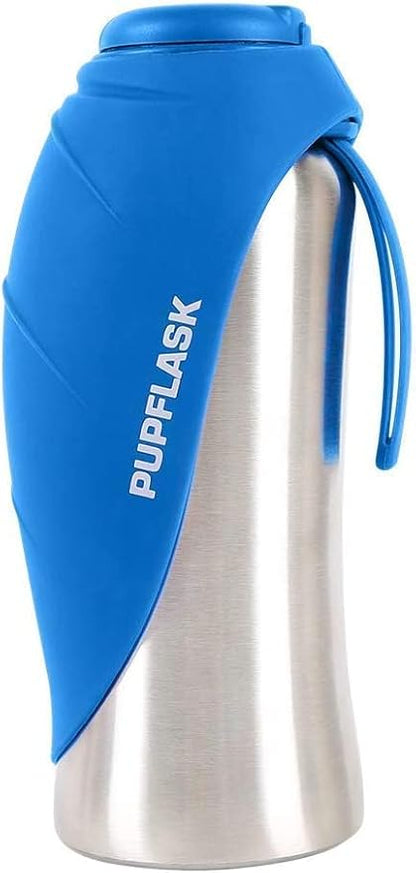 PupFlask Large Dog Water Bottle | 27 or 40 OZ Stainless Steel | Convenient Dog by TuffPupper