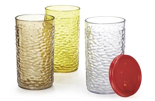 G.E.T. 3316-SM-EC Heavy-Duty Shatterproof Plastic Pebbled Tumbler, 16 Ounce - Image 5