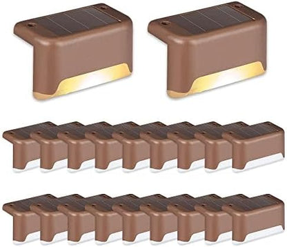 SOLPEX 20 Pack Solar Deck Lights Outdoor, Waterproof Led Lights - Image 2