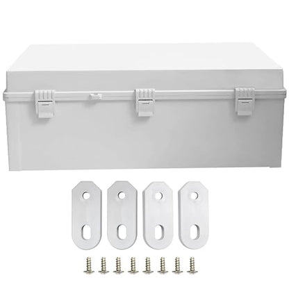 Large Electrical Junction Boxes Hinged Outdoor ABS Plastic Buckle Deep Wall - Image 4