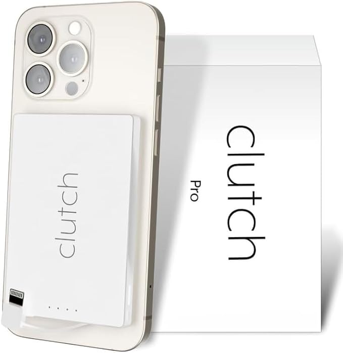 Clutch Pro – World's Thinnest iPhone Charger – Portable Power Bank 5000mAh – by ClutchCharger