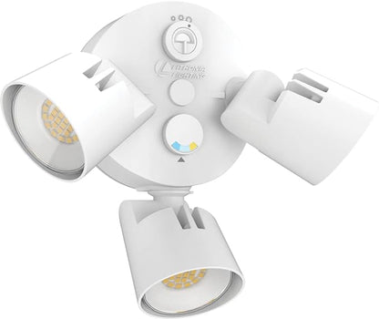 Lithonia Lighting HomeGuard 3-Light LED Outdoor Flood Lights, Outdoor LED Lights by AcuityBrands