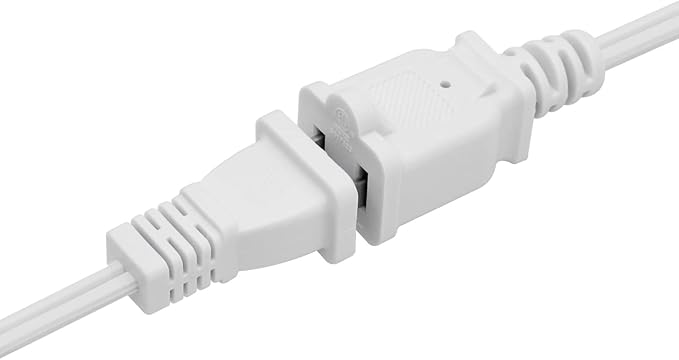 5 FT Extension Cord, 18 AWG Small Polarized Male-Female Power Cable - Image 7