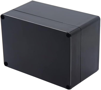 Project Box IP65 Waterproof Junction Box ABS Plastic Black Electrical Boxes DIY by Otdorpatio