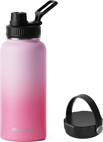 Navigate 32 oz Insulated Stainless Steel Sports Water Bottle by Navigate