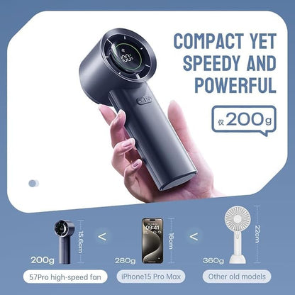 MUXNW Mini Turbo Jet Fan: Portable Small Pocket Handheld Personal Rechargeable - Image 8