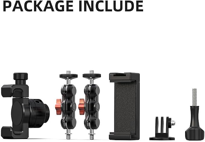 SUREWO Aluminum Fence Mount for Go pro, DJI Osmo Action 4/3/2, Mevo Start for - Image 6