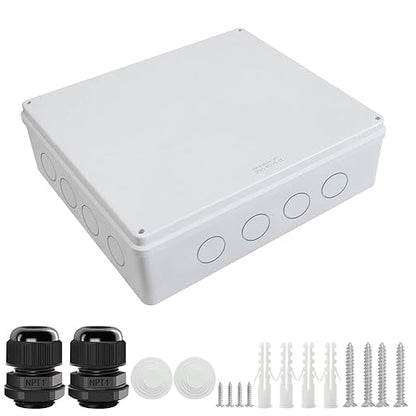 LeMotech Junction Box, Electrical Box IP65 Water Resistant Dustproof ABS by LeMotech