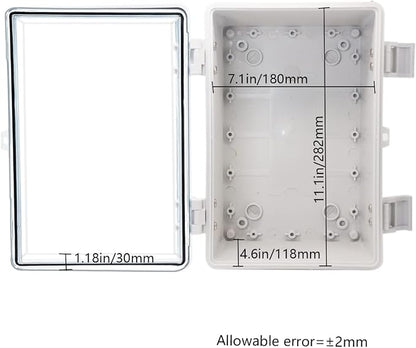 Zulkit Junction Box ABS Plastic Dustproof Waterproof IP65 Electrical Boxes - Image 3