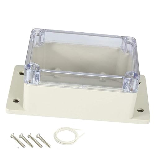 YXQ 100x68x50mm Clear Cover Junction Box Waterproof ABS Project Case Enclosure by YXQ