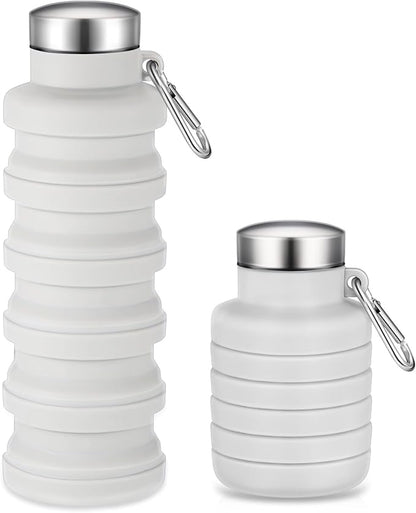 Baderke Collapsible Water Bottles 17oz Travel Sports Portable Water Bottle by Baderke