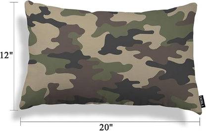 EKOBLA Decorative Pillow Cushion Covers Camouflage Pattern Military Combat - Image 5
