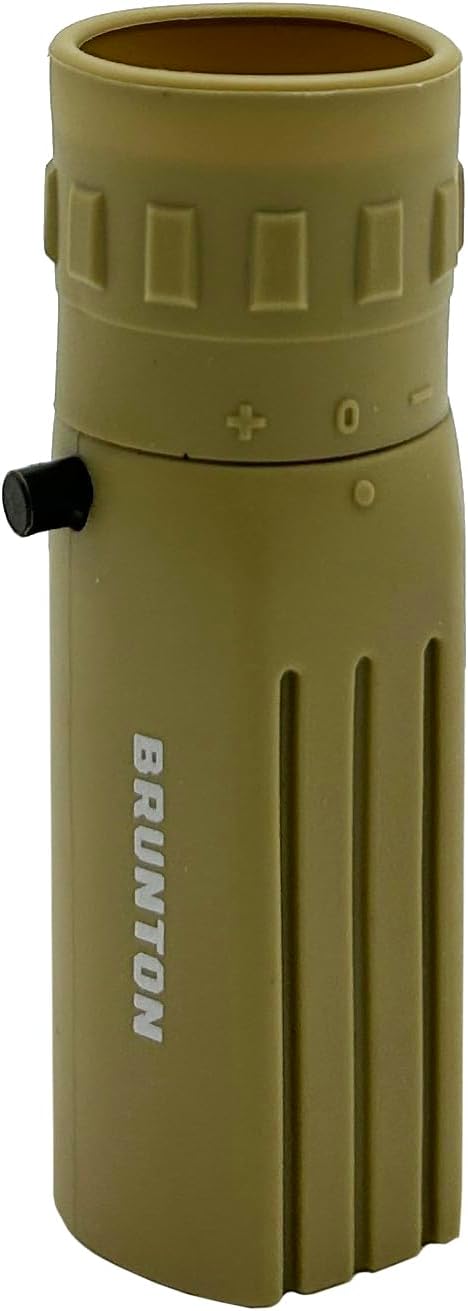 Brunton LITE TECH 8x22 Monocular, Coyote Tan, BaK-4 Prism Glass, Compact Design by BruntonInternationalLLC