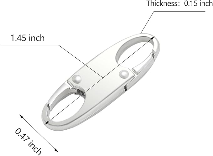 Small Carabiner Clip, Zipper Clip, Small Carabiner| Mini Carabiner, ZipperPull - Image 3