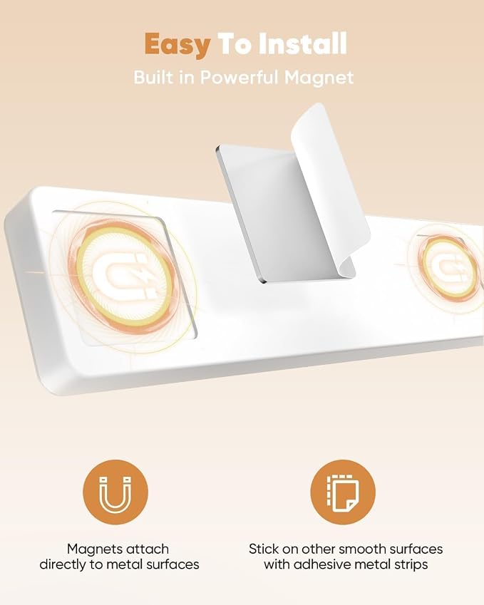 Under Cabinet Lighting, 3 Color Temperatures Motion Sensor Light Indoor 2 Pack - Image 6