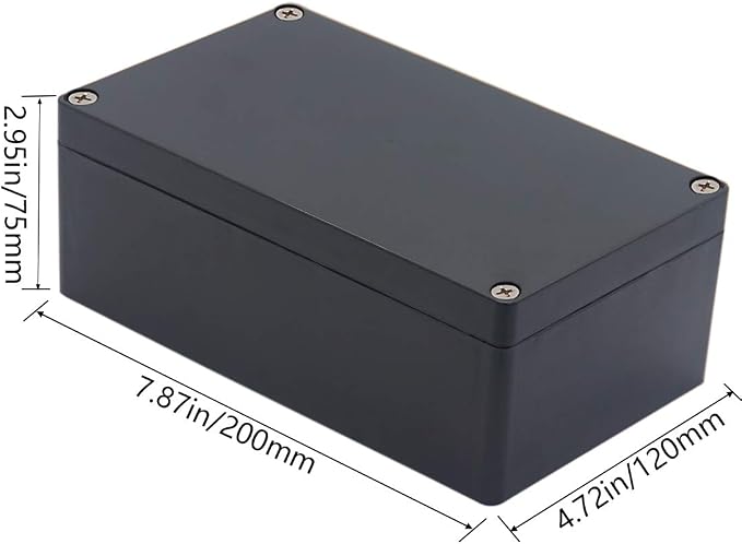 Project Box ABS Black Electrical Boxes IP65 Outdoor Waterproof Box Electronic - Image 3