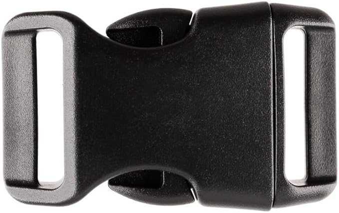 Black Plastic Side Release Buckles by ParacordPlanet