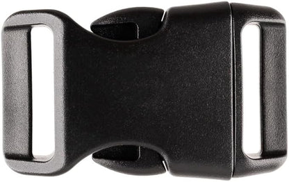 Black Plastic Side Release Buckles by ParacordPlanet