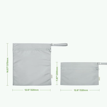 haakaa Waterproof Wet Bags for Baby Wet Dry Bags for Cloth Diaper, Swimsuit & - Image 9
