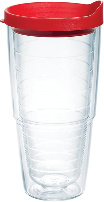 Tervis Clear & Colorful Lidded Made in USA Double Walled Insulated Tumbler by TervisTumblerCompany