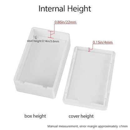 LeMotech Project Box 10 Pieces ABS Plastic Electrical Project Case Small - Image 4