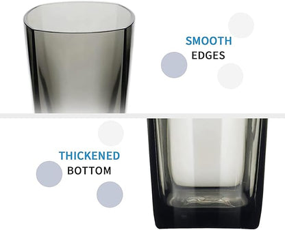 ALIMOTA 20-Ounce Reusable Drinking Glasses, Shatterproof Acrylic Glasses - Image 3