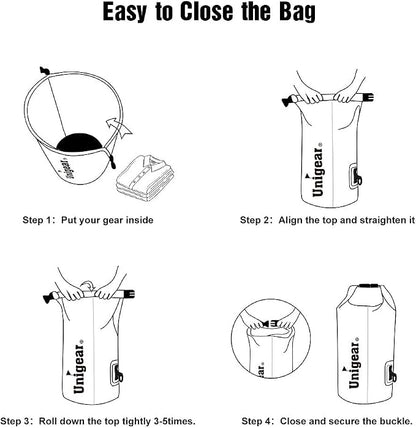 Unigear Dry Bag Waterproof, 2L/5L/10L/20L/30L/40L Floating and Lightweight Bags - Image 5