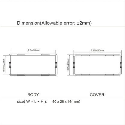 LeMotech Project Box 10 Pieces ABS Plastic Electrical Project Case Small - Image 7